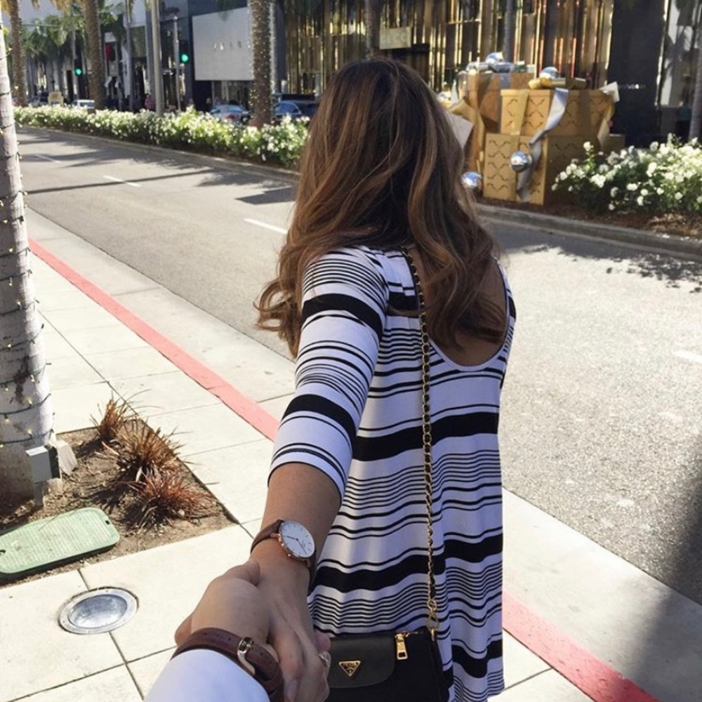 Ava sky striped dress